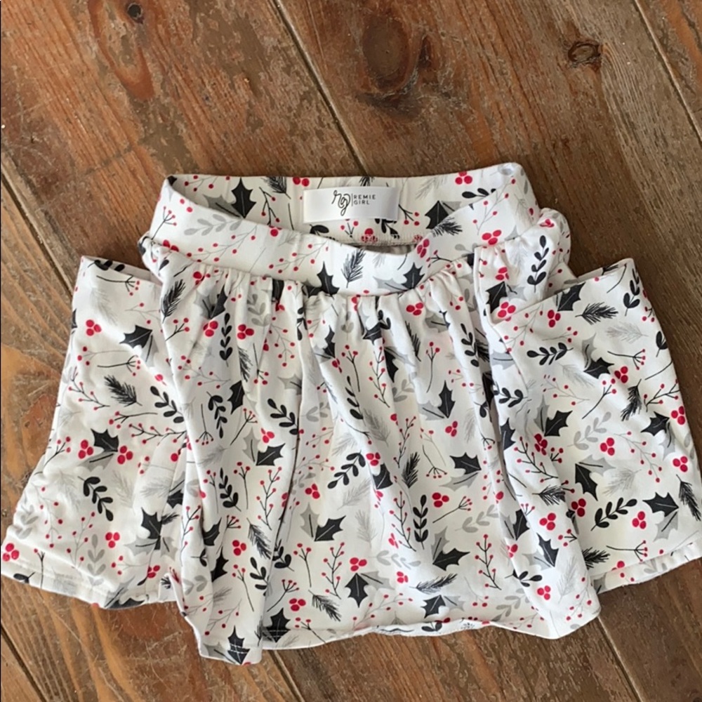 Remove girl holiday skirt